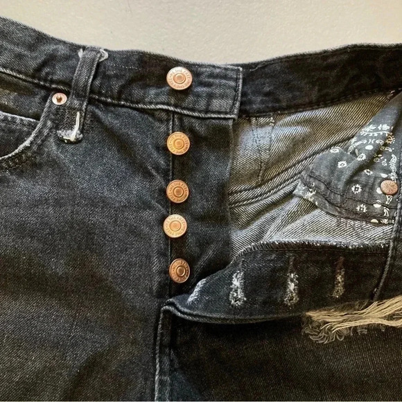 Free People Makai Cut-Off‎ Denim Short XS - Picture 6 of 12